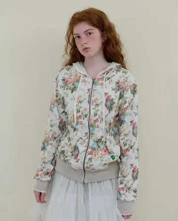 nocontent musinsa 꽃무늬 후드티