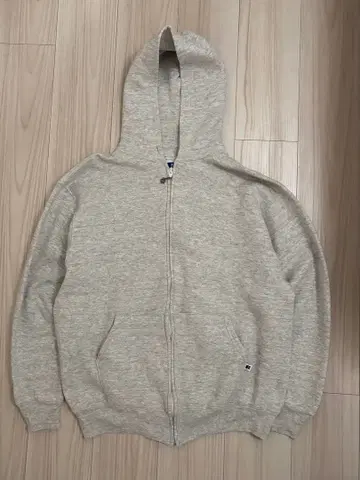 90s USA Russell Athletic 후드티 애쉬 그레이 L