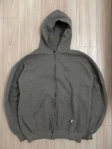 90s USA Russell Athletic 후드티 그레이 XL