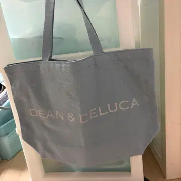 DEAN & DELUCA 라이트 블루 토트백