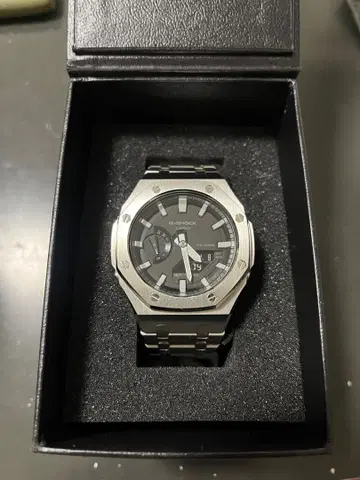 G-SHOCK CASIO GA-2100 풀 메탈 밴드 커스텀