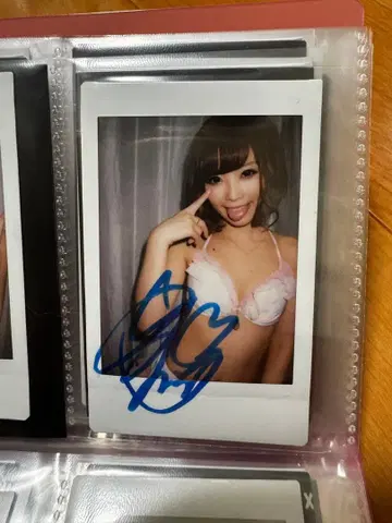 카토 리나 폴라로이드 사진 사인 포함