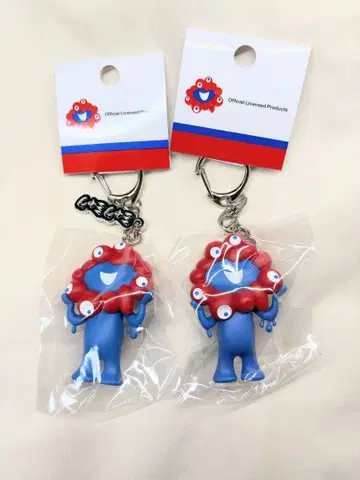 EXPO2025 만박 미야쿠미야쿠 입체 PVC 키링 2개 세트