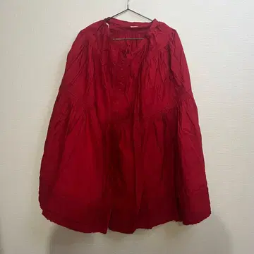 핑크하우스 핀턱 스커트