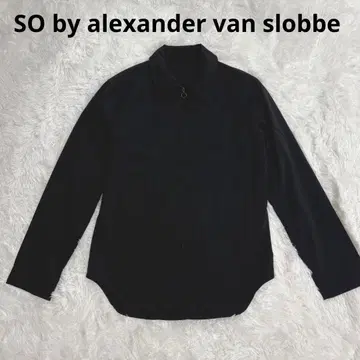 SO by alexander vanslobbe 스트라이프 셔츠 지퍼