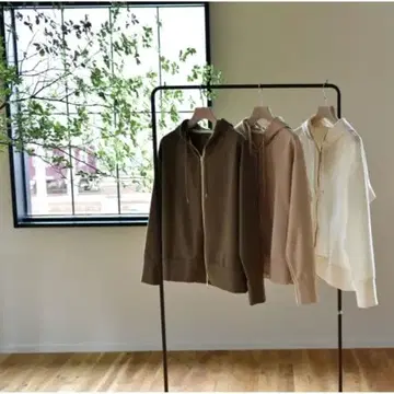 ourhome 깔끔한 후드티 L 리치 브라운