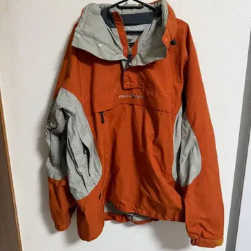 [ 새상품급 ] mont-bell 하프 지퍼 마운틴 후드티 L