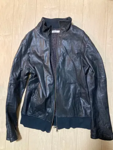 shama 블랙 가죽 자켓 M