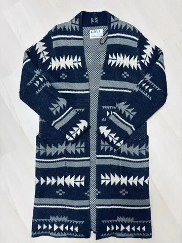 CALI SURF 남성용 롱 가디건 M