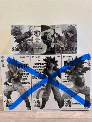 드래곤볼 BWFC 흑백 3종 세트