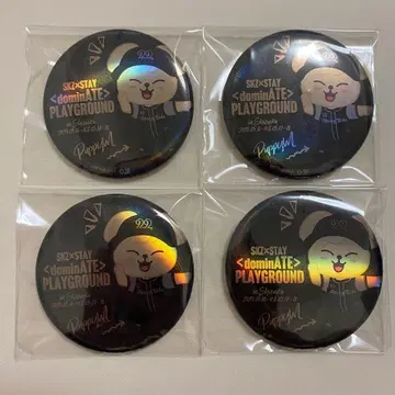 4개 straykids 스키즈 홀로그램 캔뱃지 퍼핌