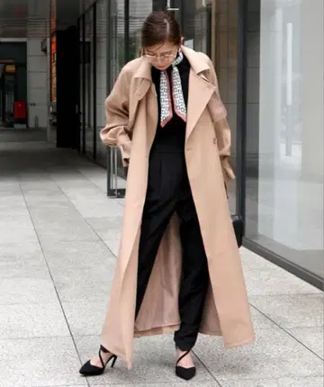 로얄 파티 오버 롱 트렌치코트