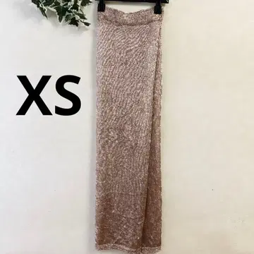 superdown [ XS ] 핑크 골드 니트 타이트 스커트 원피스