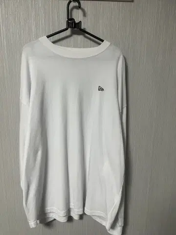 NEW ERA 롱 슬리브 T셔츠 XL 화이트