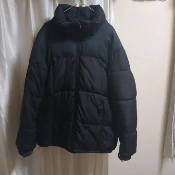 STONE HEAD 블랙 다운 자켓 XL