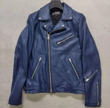 잭 로즈 더블 라이더스 램 가죽 블루 3