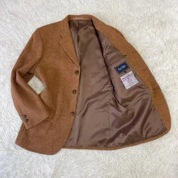 HarrisTweed x EastBoy 트위드 자켓 호두B XL 브라운
