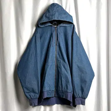 90s KING SIZE 후디드 코튼 자켓 3XL