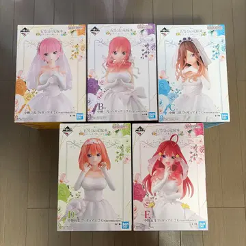 5등분의 신부 제일복권 A B C D E 피규어 컴프 세트