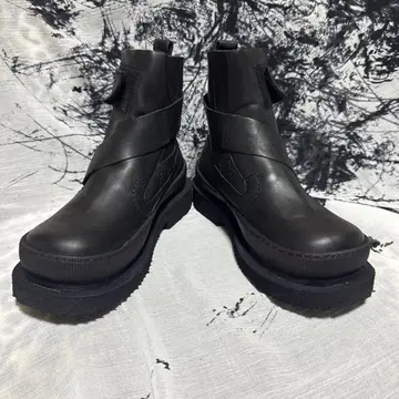 DIRK BIKKEMBRGS 천연 가죽 통굽 부츠 43(27cm)