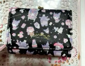 쿠로미 가마구치 미니 접이식 지갑 마이멜로디 피아노