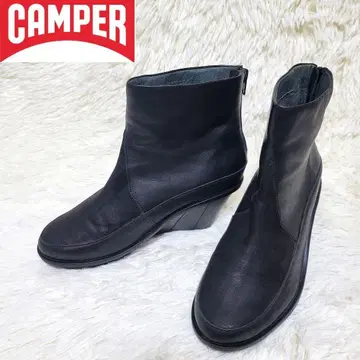 새상품급 캠퍼 CAMPER 숏부츠 백지퍼 웨지솔