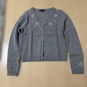 새상품급 To b by 에네스베 TU 그레이 가디건 F 비쥬