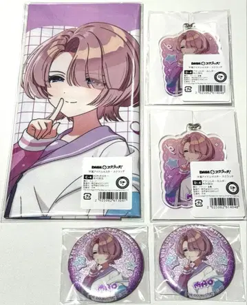 아리무라 마오 학원 아이돌 마스터 DMM 스크래치 C+D+E상 5종 세트