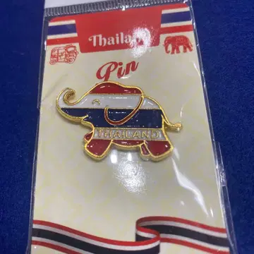 박람회 태국 파빌리온 국기 코끼리 핀 배지
