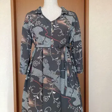 워셔블 기모노 리메이크 원피스