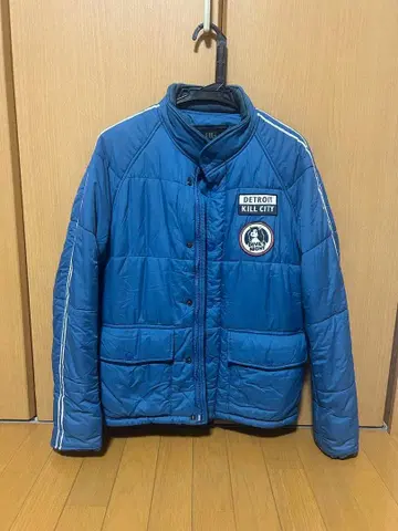 HYSTERIC GLAMOUR 블루 퀼팅 자켓 M