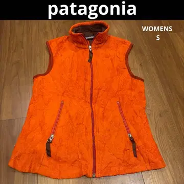 patagonia 파타고니아 플리스 베스트 오렌지 WOMENS S