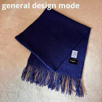 general design mode 캐시미어 머플러 파랑