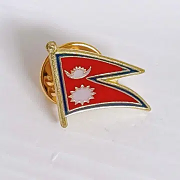간사이 엑스포 네팔 국기 핀 배지