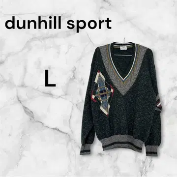 던힐스포츠 던힐스포츠 긴팔 니트 스웨터 V넥 그린