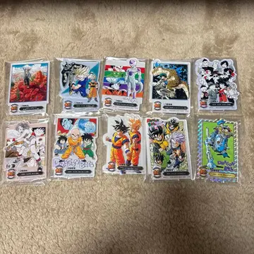 드래곤볼 아크릴 스탠드 10개 세트