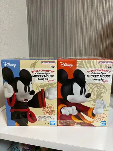 미키마우스 쿵푸 피규어 호랑이 학 2종 세트