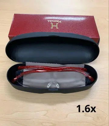 미사용 새상품 하즈키 루페 라지 1.6x 루비