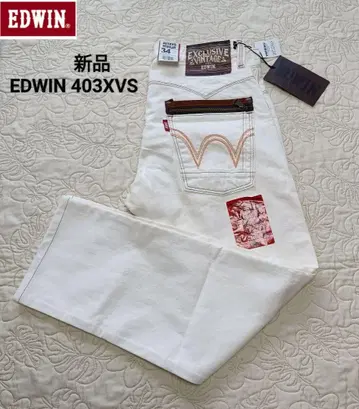 [택 포함 새상품] EDWIN 403XVS 레귤러 사이즈 34