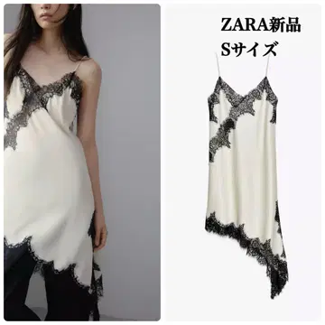 완판템 ZARA 비대칭 레이스 원피스 S 사이즈 택 포함 새상품