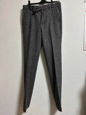 그레이 헤링본 슬랙스/417 EDIFICE