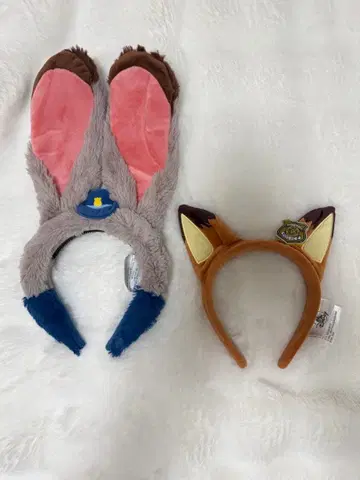 상하이 디즈니 한정판 머리띠 주토피아 닉 주디