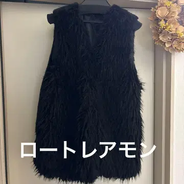 로트레아몽 샤기 라이트 베스트 블랙