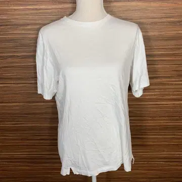 유니클로 T셔츠 S 사이즈 화이트 무지 반팔