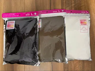 유니클로 히트텍 터틀넥T (긴팔) 여성용 L 3개 세트