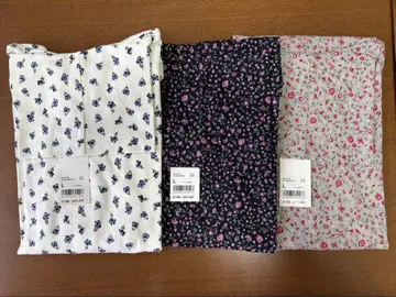 유니클로 프린트 터틀넥 T (긴팔) 3개 세트