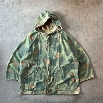 60s 미첼 카모 후드티 USMC 밀리터리 자켓