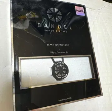 단종 2017년산 반델 실리콘 목걸이 블랙 x 실버 40cm