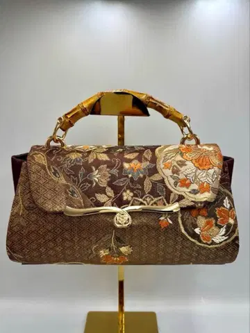 핸드메이드 오비 리메이크 백 핸드 백 #465