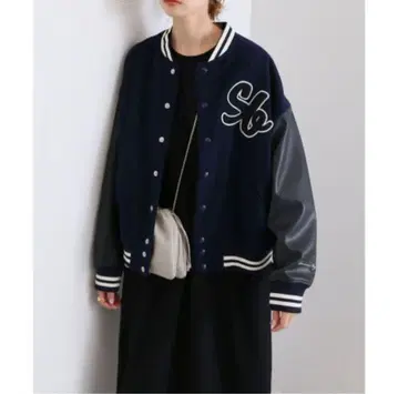 SLOBE IENA T/W 멜톤 바시티 자켓